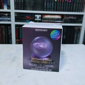 3D Floating Galaxy Crystal Orb Light